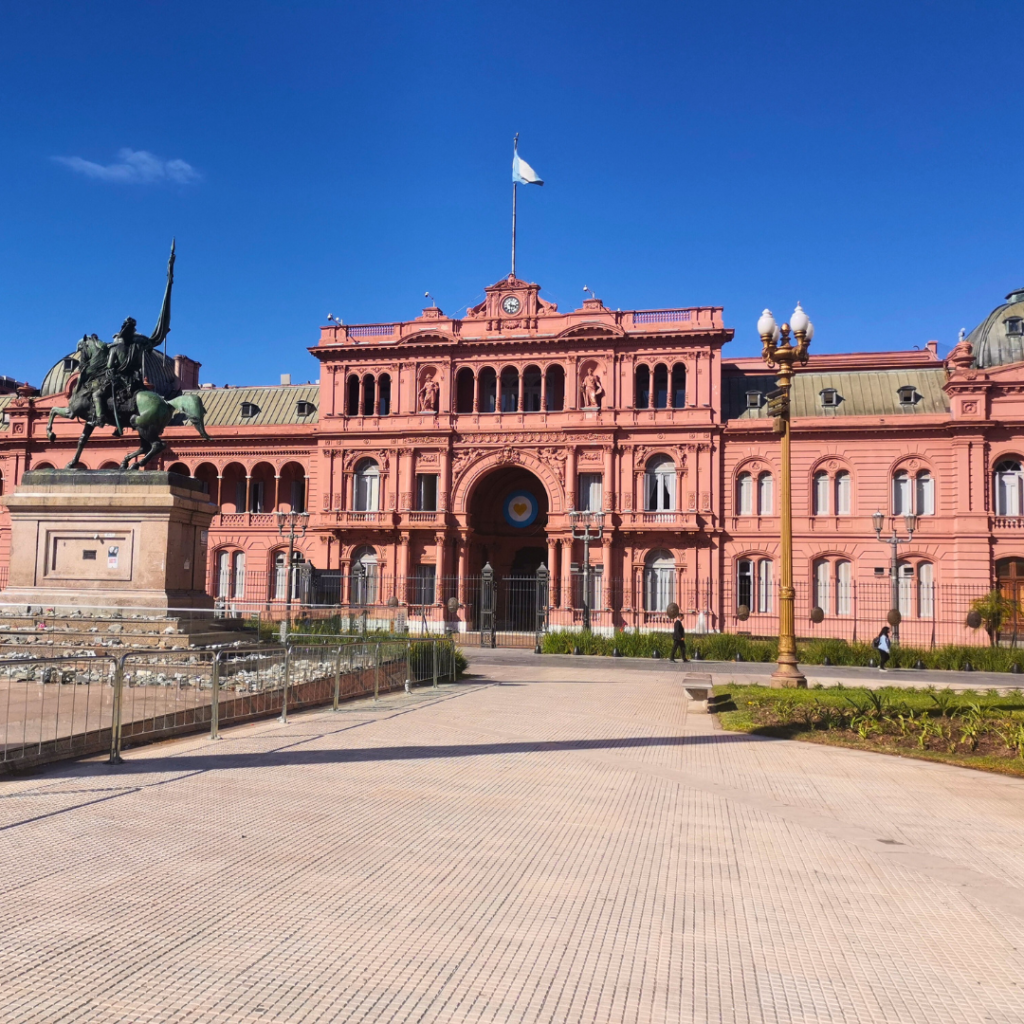 la Casa Rosada, siège du gouvernement