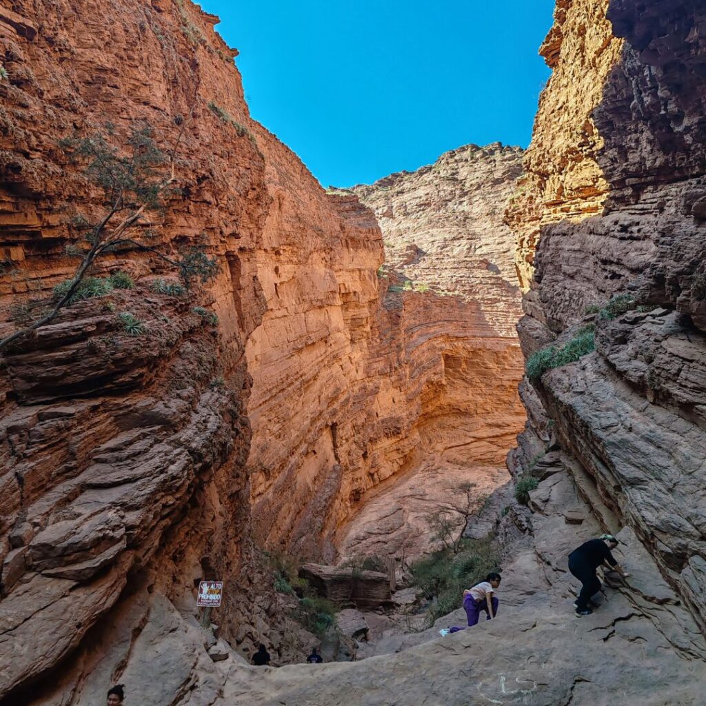 Garganta del Diablo de la quebrada de las conchas